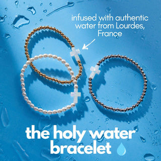 Holy Water Stretch Bracelet – Faux Pearl