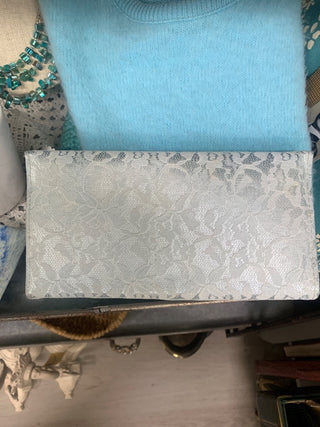 Vintage lace clutch