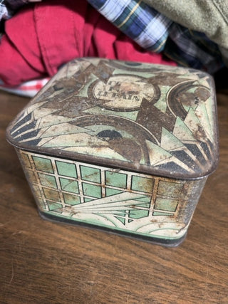 Deco LeBain tin w/lid