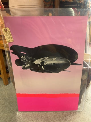 Vintage,Universe art 1974 silkscreen by Konrad Shultz