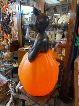 Empire cat on pumpkin blow mold needs cord