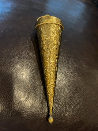 Brass cone wall hanging