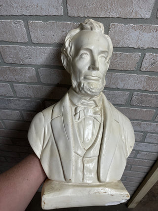 Lincoln bust, plaster