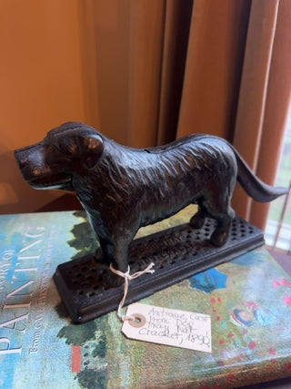 Antique,1890s iron dog nutcracker