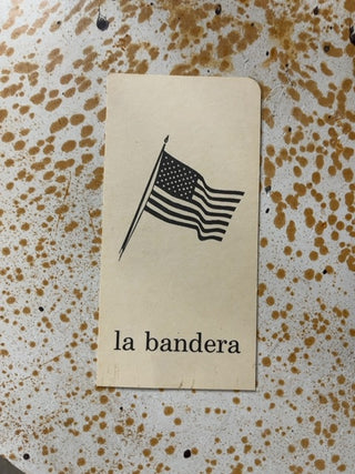 Flag flashcard