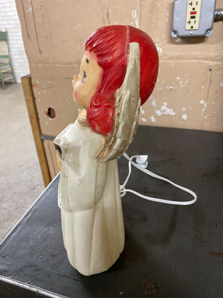 13” 1960’s Choir Angel Table Blow Mold