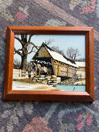 C- Original Hargrove Painting Tobacco Bridge