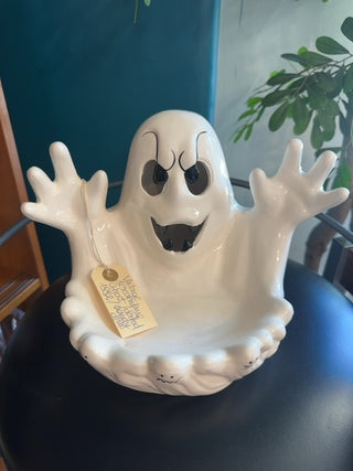 Vintage,screaming ghost candy dish 1992
