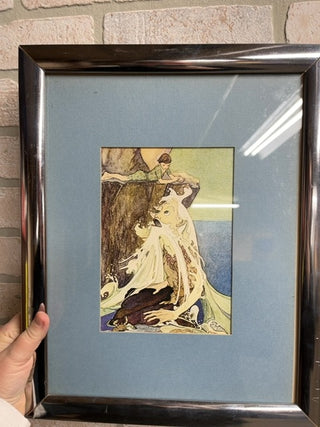 Old Man Ocean, framed
