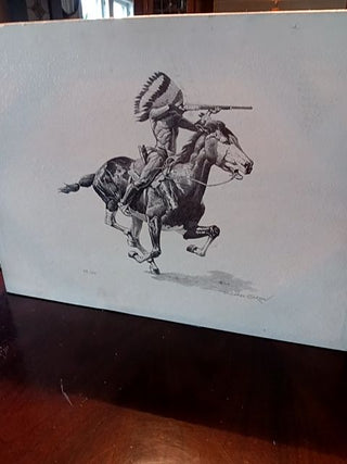"Buffalo Hunter" Print on Canvass, 17 x 22"