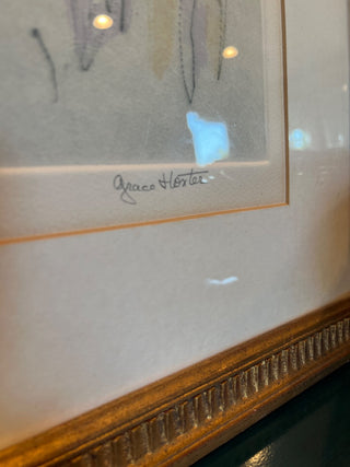 "Roses" Lithograph Signed and Numbered by Grace Hoxter