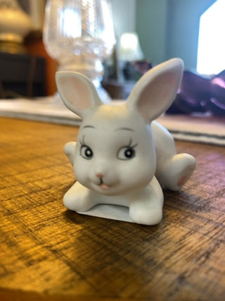 Russ Berrie Mini Rabbit Figurine -