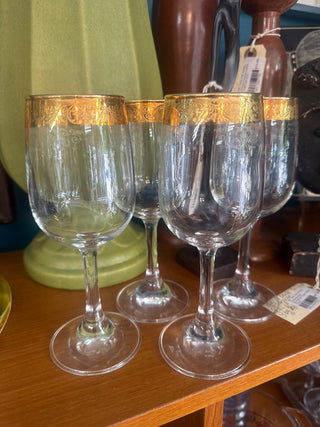 Vintage, Italy Cellini Crystal wine glasses(set of4)