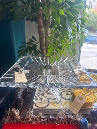 Vintage, Crystal Clear cake cake stand