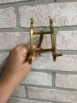 Small brass easel