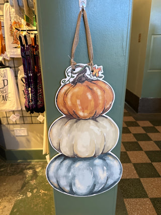 Double Sided Snowman/Pumpkin Door Hanger