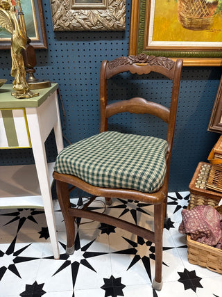 Antique Chair- New Fabric