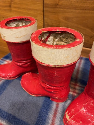Paper maché santa boot