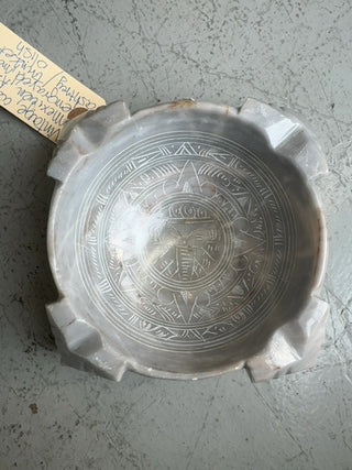 Vintage, carved Mexican,Aztec engraved ashtray