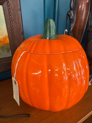 Halloween,vintage ceramic pumpkin 1972