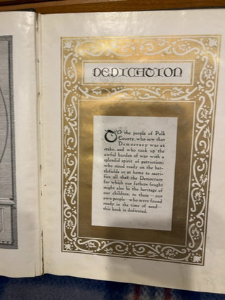 Polk Co WI in War, c1919