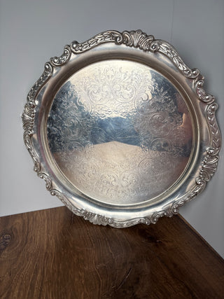 Sterling silver plated plate