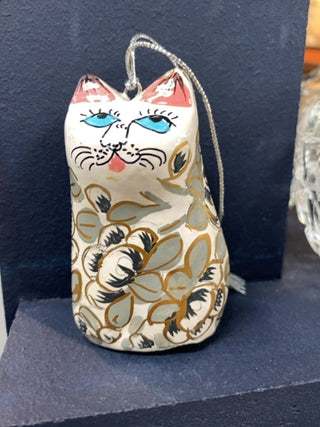 Painted Cat Ornament