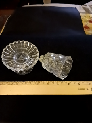 3Pattern Glass Votive/Taper Hold