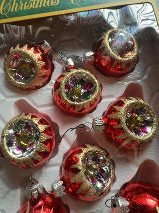 Vintage, Christmas ornaments ( set of 8)