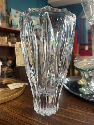 Vintage, Mikasa crystal vase, contessa.