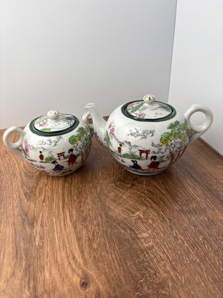 Japan Tea Pot/Sugar Bowl, Sold as pair