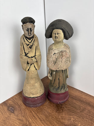 Vintage Tang statues. Sold as Pair
