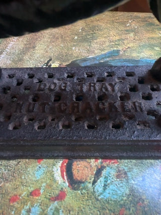 Antique,1890s iron dog nutcracker
