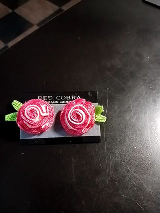 80s Marshall Fields Rose Ear