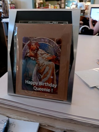 Queenie Birthday Blank Card