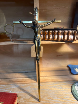 Vintage Brass Crucifix