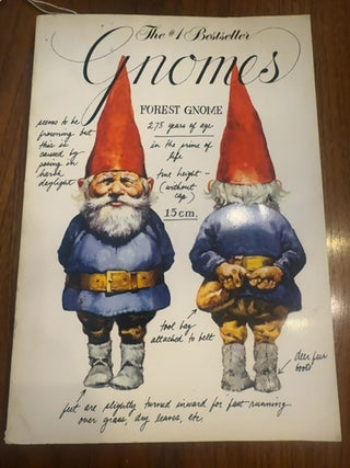 Vintage, bestseller book ,Gnomes,signed by autor /1977