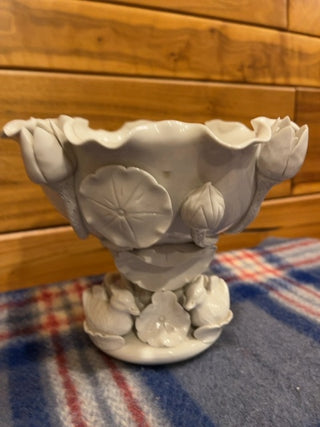 Ceramic Flora appliqué bowl