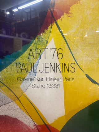 Vintage,exhibition poster by Paul Jenkins