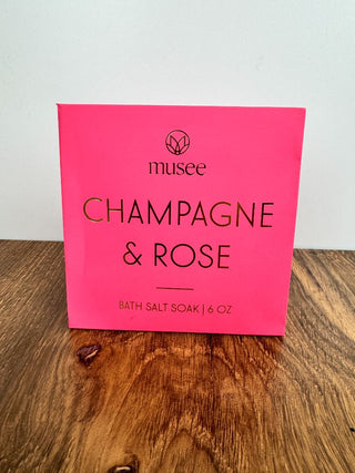Musee Champagne & Rose Mini Bath Salt Soak
