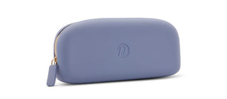 Zip Up Silicone Eyeglass Case - Denim