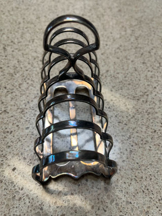 Harrison Bros & Howson Silver 6-Slice Toast/Letter Holder