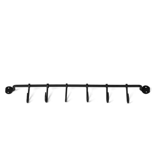 Forged Iron Rack, 6 Hooks