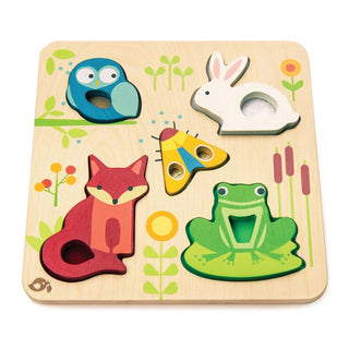 Wooden Touchy Feely Animal Set