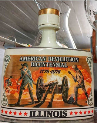 1976 "Illinois" Bourbon Decanter, by Early Times, American Revolution Bicentennial Edition