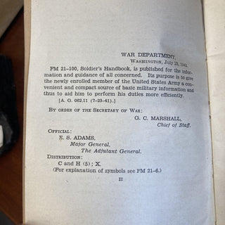 Soldier Handbook