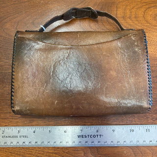 vintage cameo studios tooledleather wallet/clutch