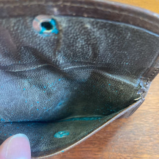 vintage cameo studios tooledleather wallet/clutch