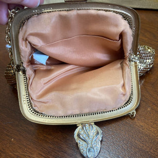 vintage whiting and davis mesh bag