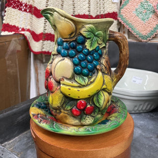 B-Nancy Pew Giftware Japan-fruit pitcher/bowl (K468)